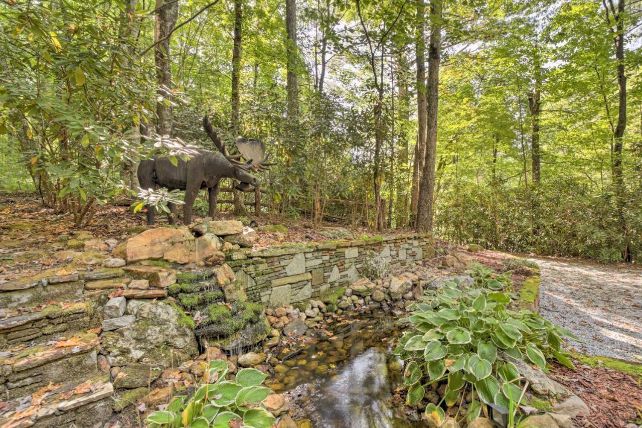 Cozy Lake Toxaway Cabin With Deck, Fire Pit And Grill! Εξωτερικό φωτογραφία